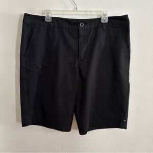 O'Neill Black Board Shorts Flat Front Men's Shorts 38 Relaxed Fit
